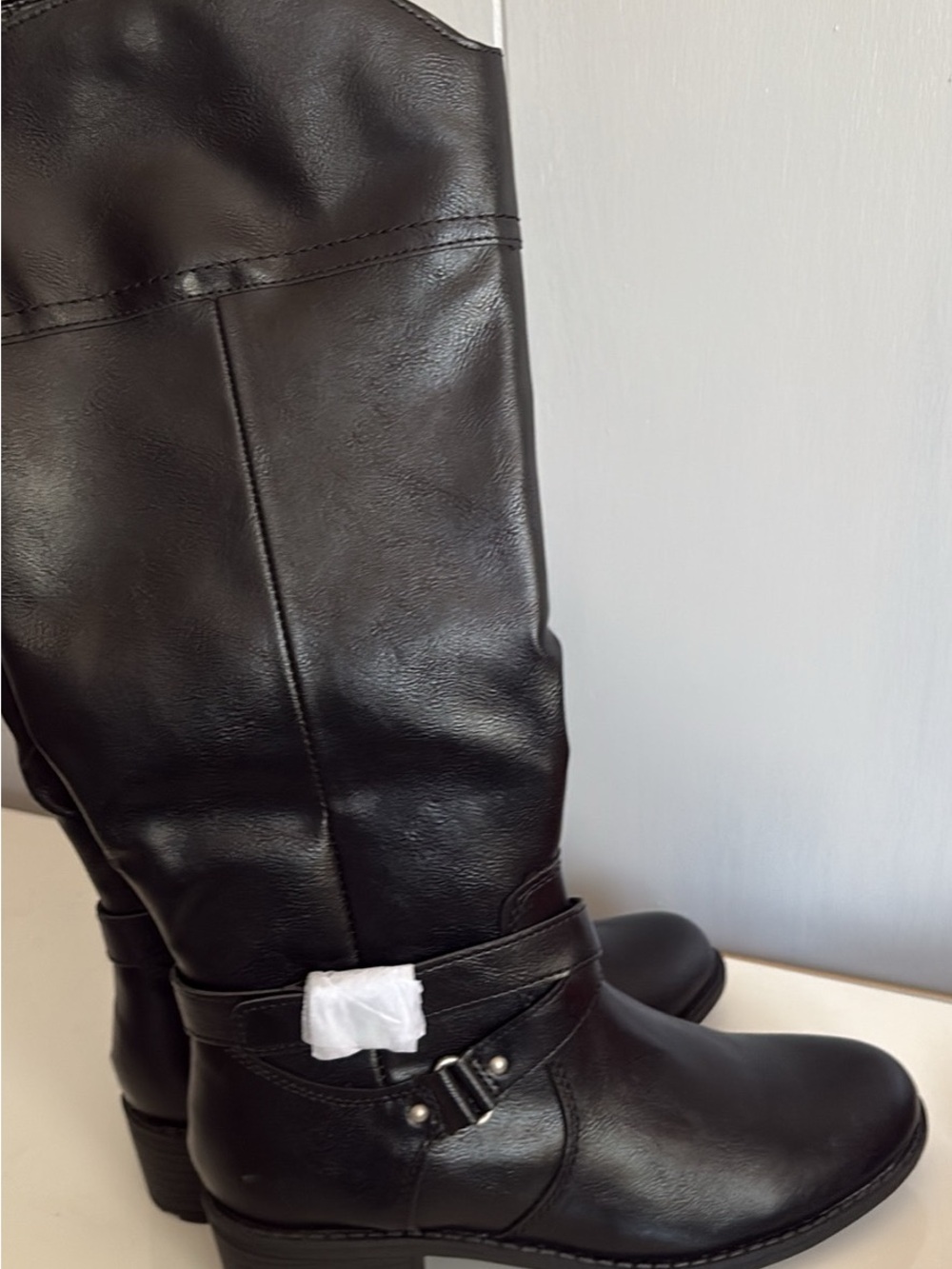 St. John's Bay Black Knee-High Riding Boots